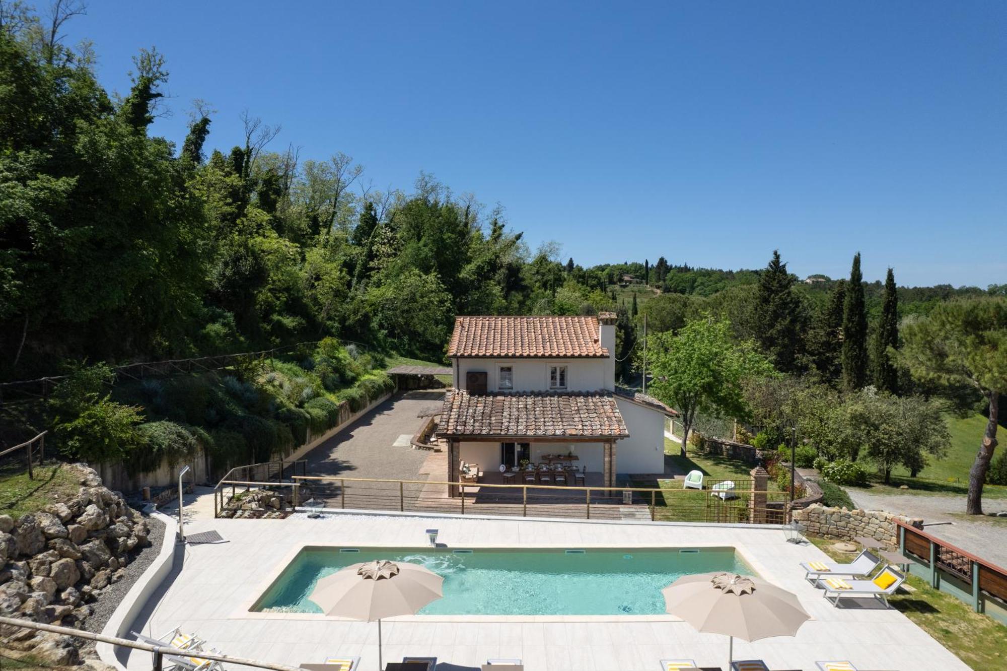 Villa Oliva - Pillo Holiday Villas Gambassi Terme Exterior photo